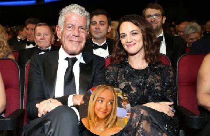 Ariane Bourdain with her father Anthony and mother, Ottavia