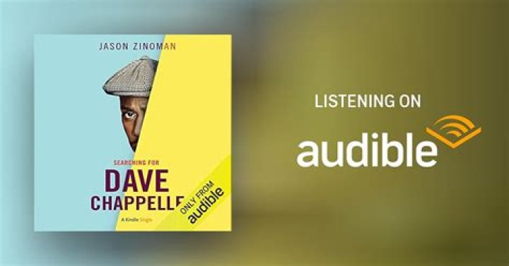 Audiobook cover featuring Dave Chappelle