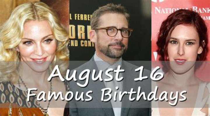 August 16 Birthdays By Profession