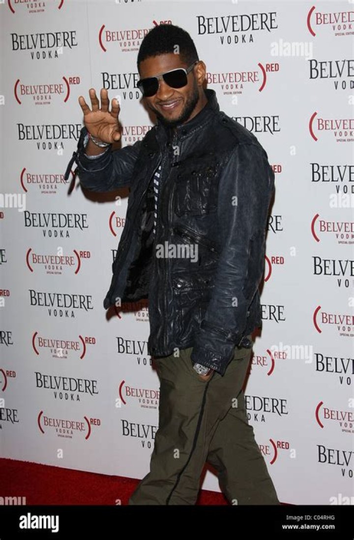(BELVEDERE) RED Launches With Usher - Red Carpet