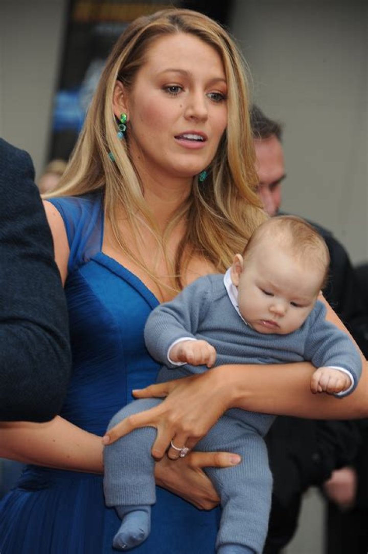 Blake Lively with Inez Reynolds and James Reynolds.
