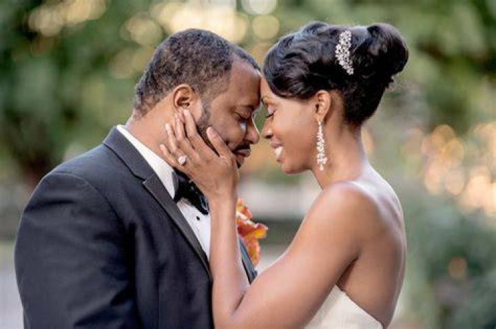 Blayne and James on their wedding day.