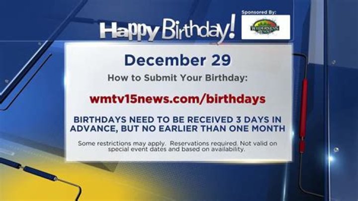 December 29 Birthdays By Profession
