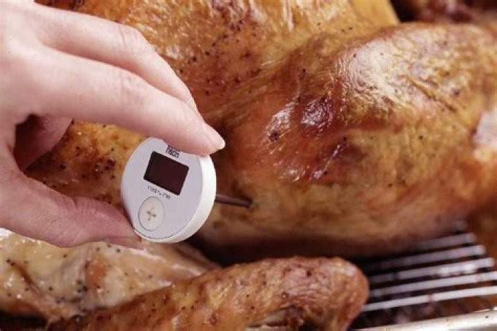 Do I leave thermometer in Turkey while cooking?