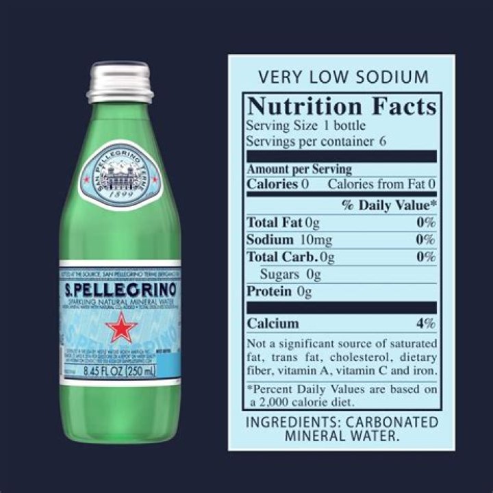 Does Pellegrino water have caffeine?