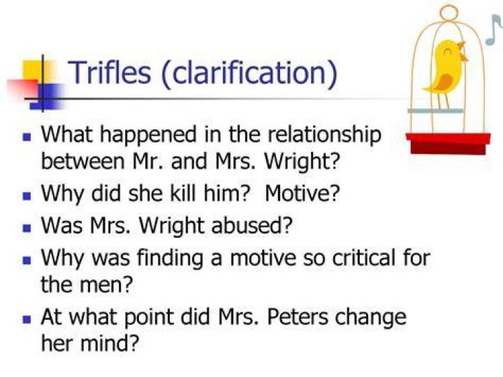 How did Mr Wright died in trifles?