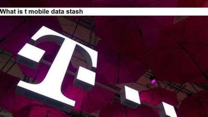 How do I access my T mobile data stash?