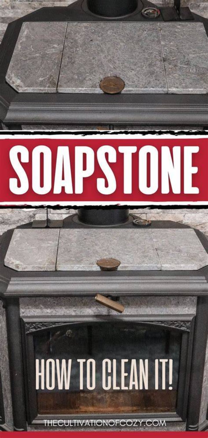 How do you clean a soapstone laundry sink?