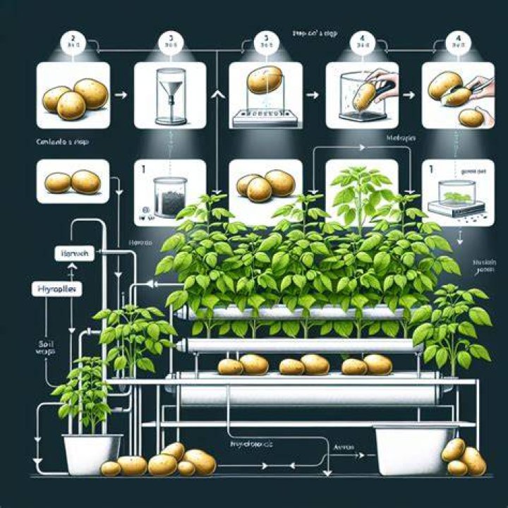 How do you grow hydroponic potatoes?