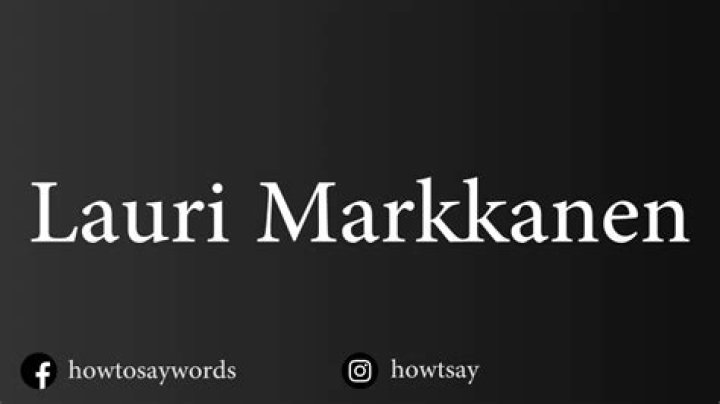 How do you pronounce Lauri Markkanen?
