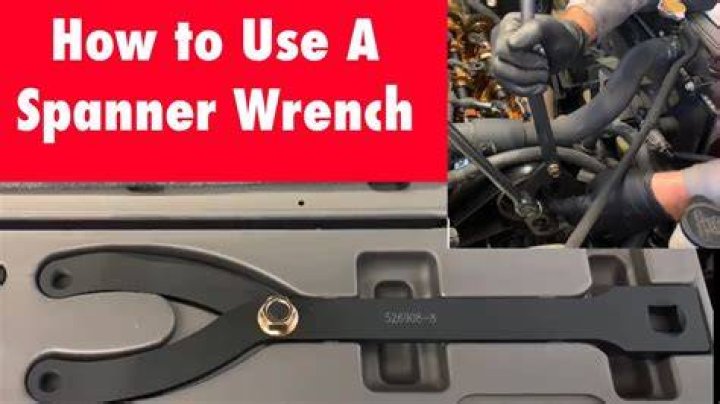 How do you use a spanner tool?