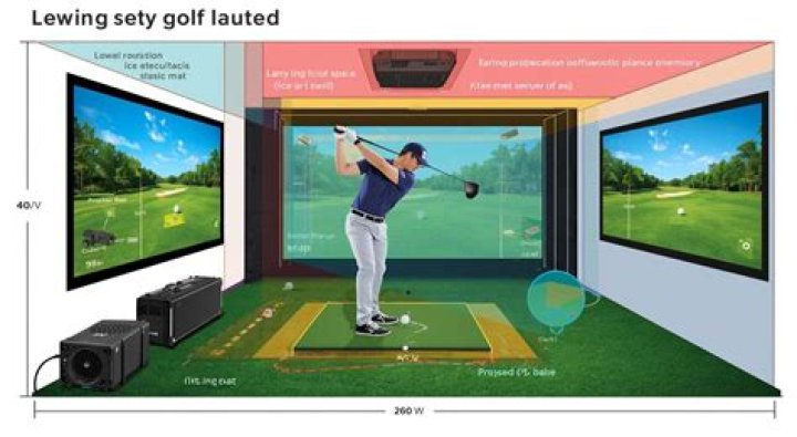How much space do you need for a golf simulator?
