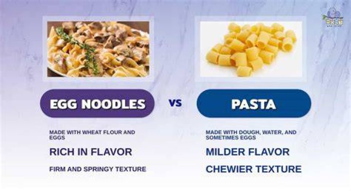Is there a difference between egg noodles and pasta?