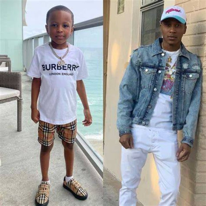Jai Wiggins and Jai Malik Wiggins Jr. are both, wearing a white tee in the picture.