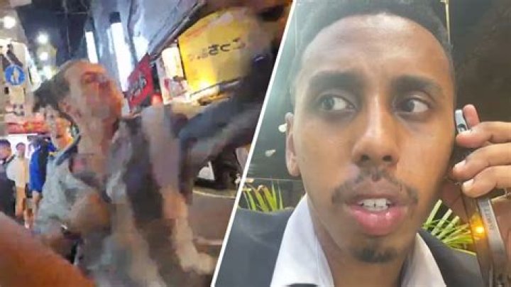 Johnny Somali gets attacked