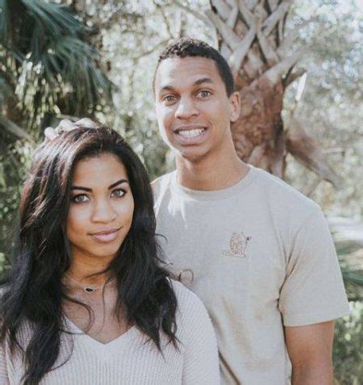Katie Morton with her younger brother