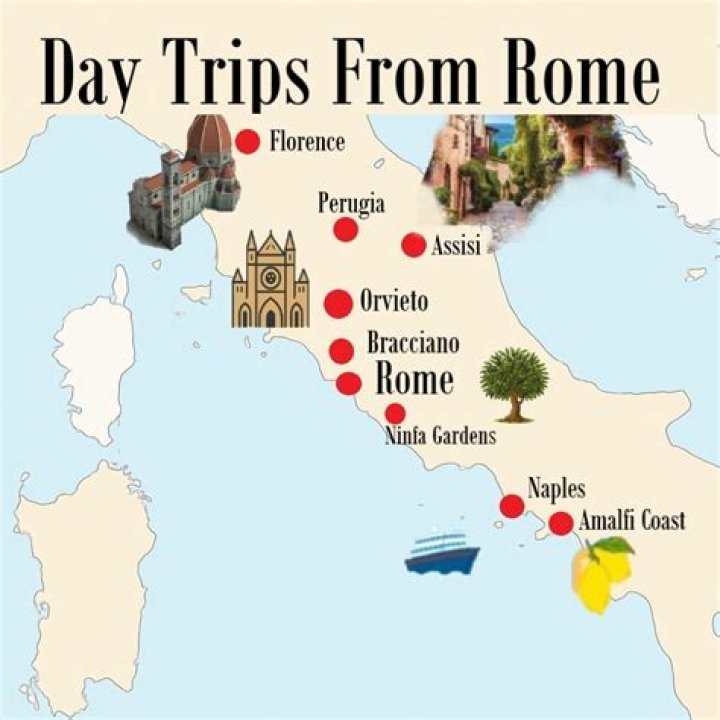 Map of day trips from Hong Kong