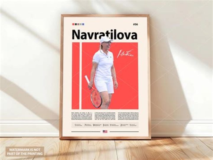 Martina Navratilova Wall Art