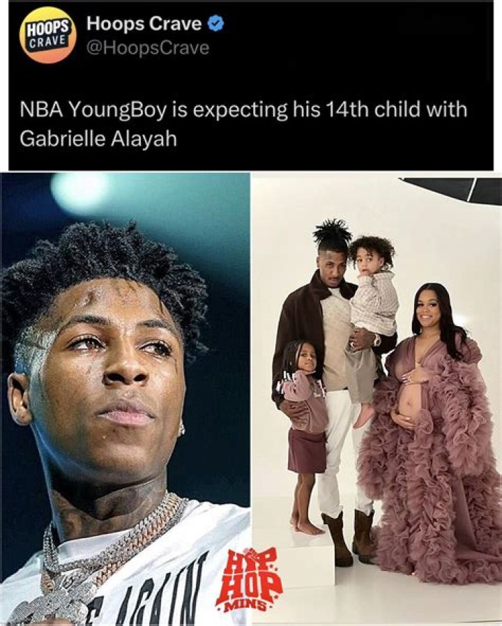 NBA YoungBoy is competing Nick Cannon; expecting his 9th child with fiancee Jazlyn Mychelle NBA YoungBoy is expecting his ninth child with girlfriend Jazlyn Mychelle
