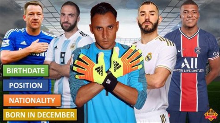 Soccer Players Born December 25