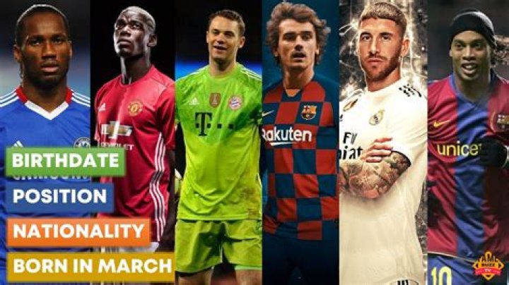 Soccer Players Born March 6