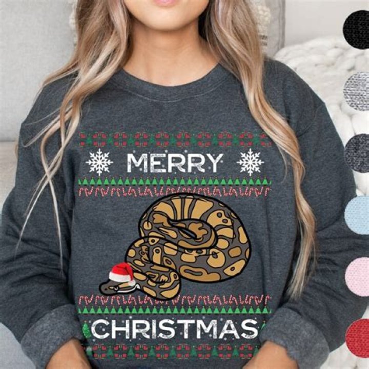 spaghetti snake sweater christmas