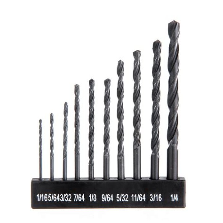 What are black oxide drill bits used for?