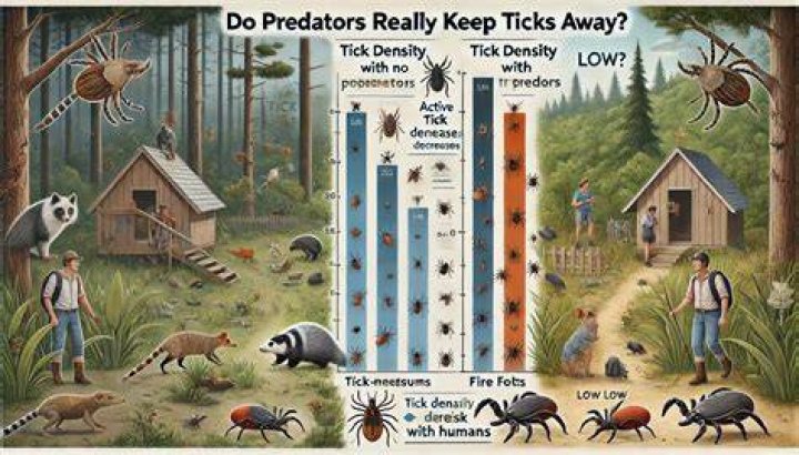 What are predators of ticks?