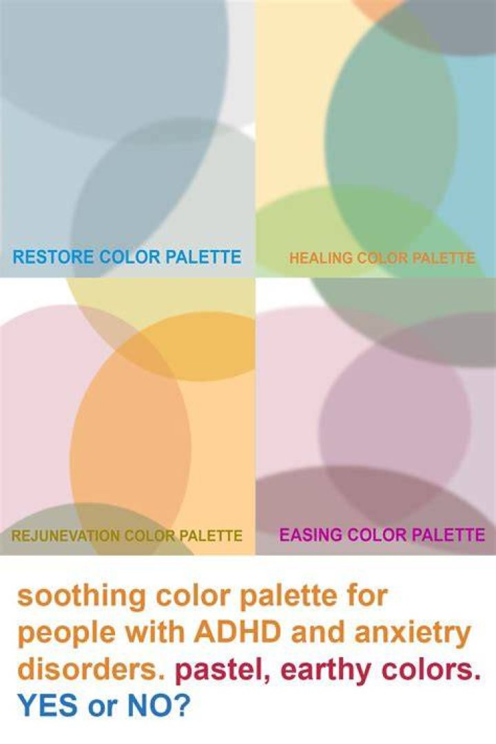 What are the colors for ADHD?