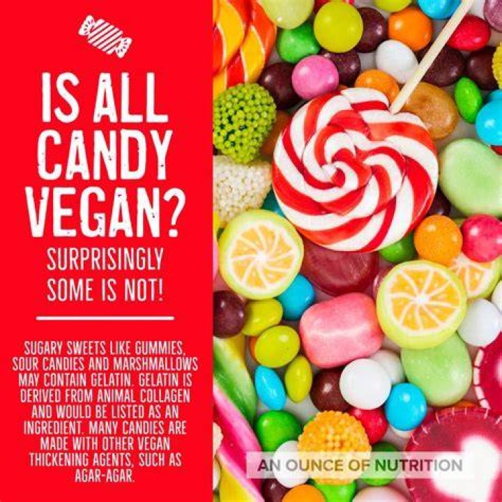 What candies can vegetarians not eat?