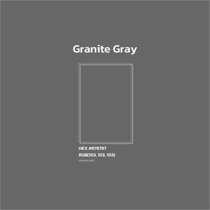 What color is granite gray?