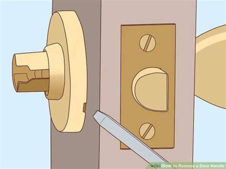 What do you do when your door handle falls off?