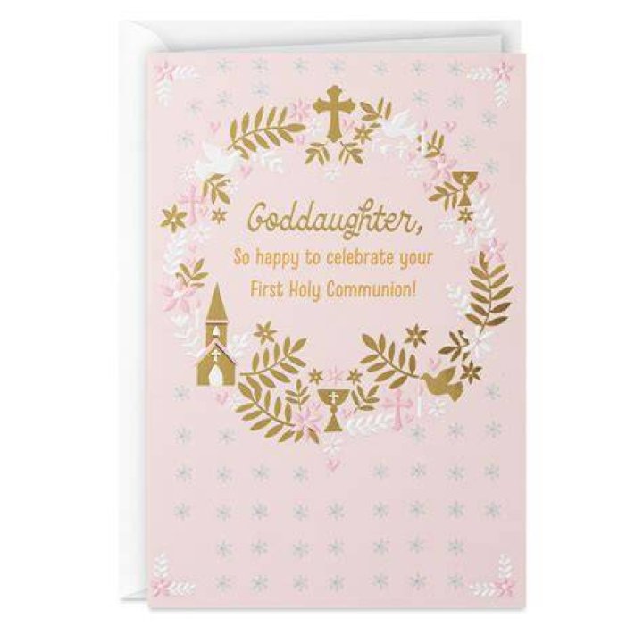 What do you write in a communion card for goddaughter?