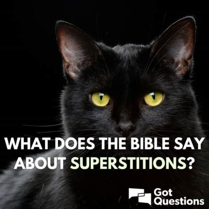 What does the Bible say about superstitions?