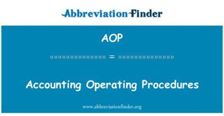 What is AOP accounting?