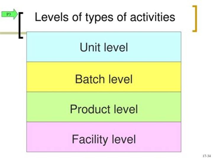 What is batch level activity?