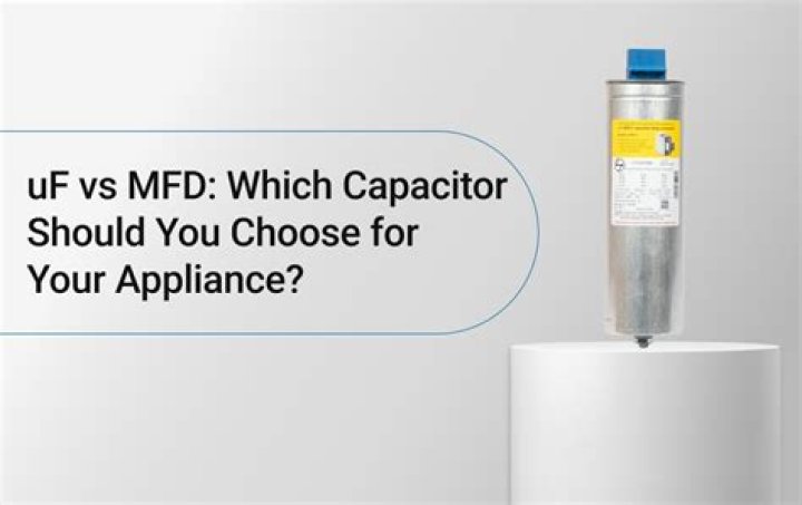 What is difference between MFD and uF?
