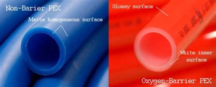 What is oxygen barrier PEX used for?