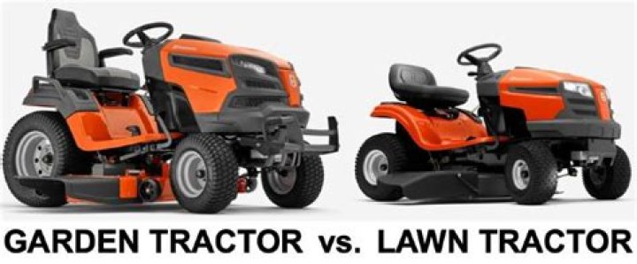 What is the difference between lawn tractor and garden tractor?