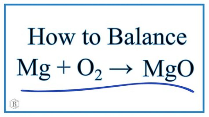Which balances the equation mg o2 ? MgO?