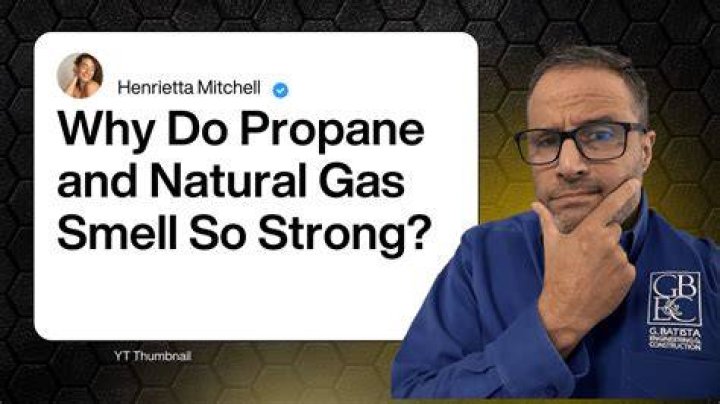 Why do I smell propane in my house?