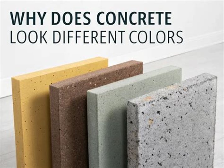 Why is my concrete different colors?
